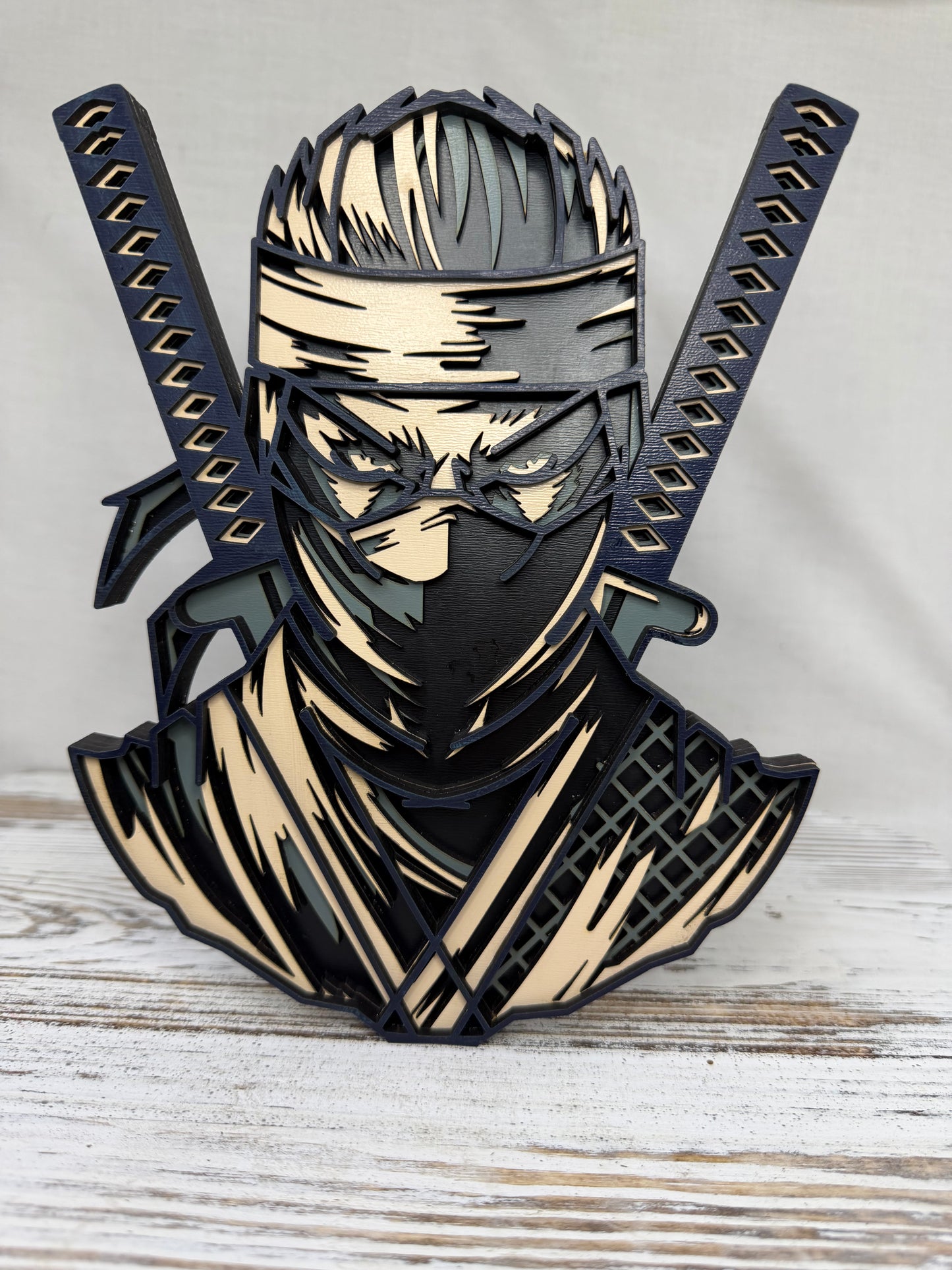 Ninja Multilayer Wood Decor