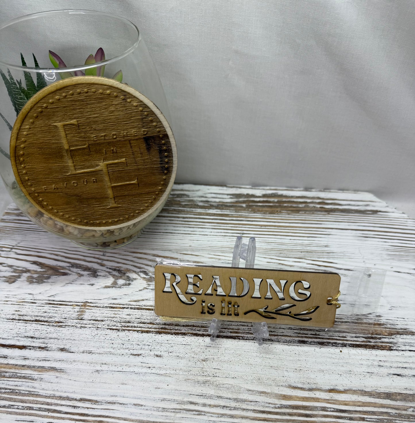 Reading is Lit Bookmark - Laser Cut