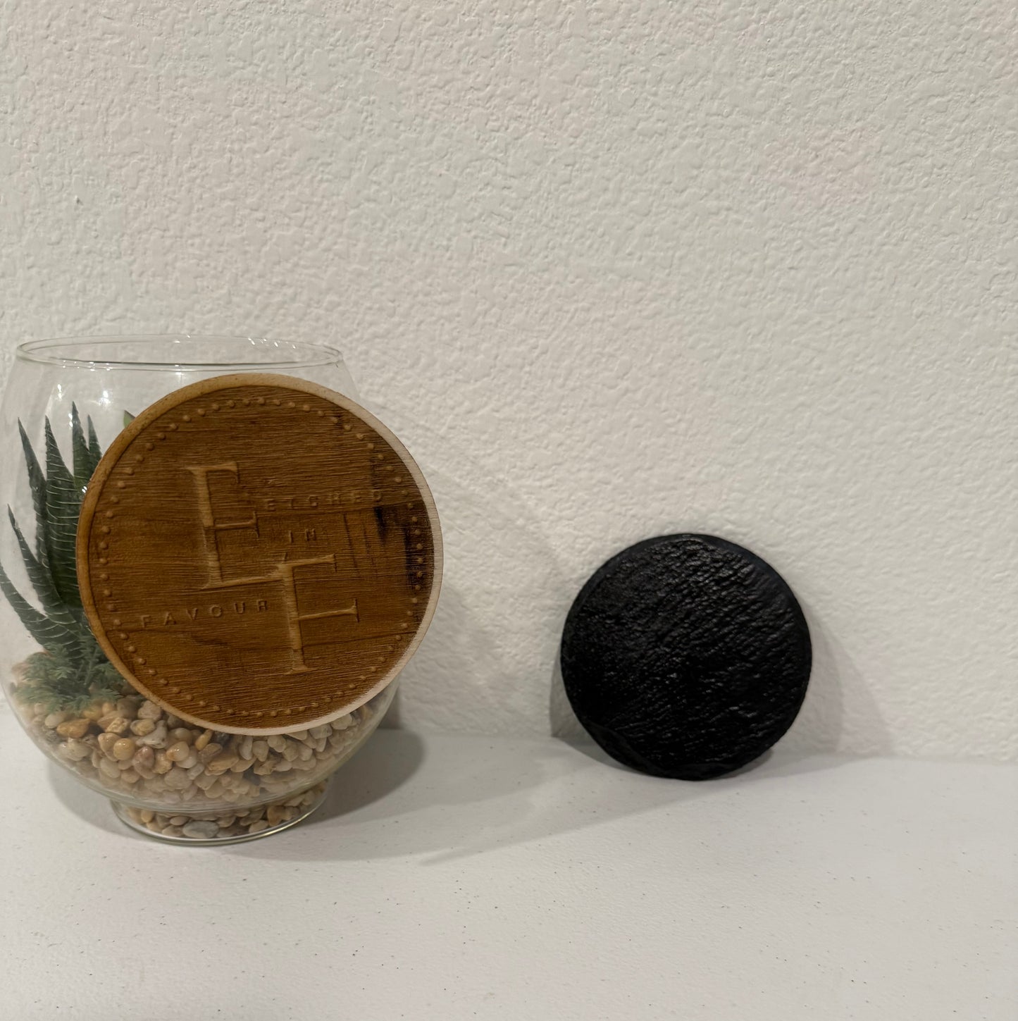 Custom Slate Coaster - Round