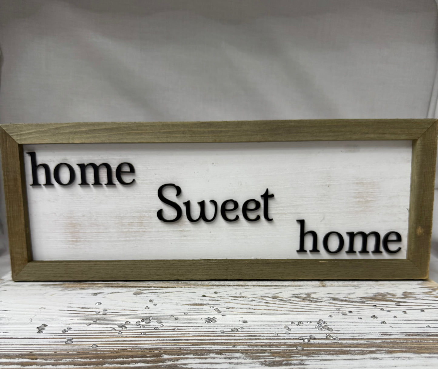 Home Sweet Home – Framed Wood Sign