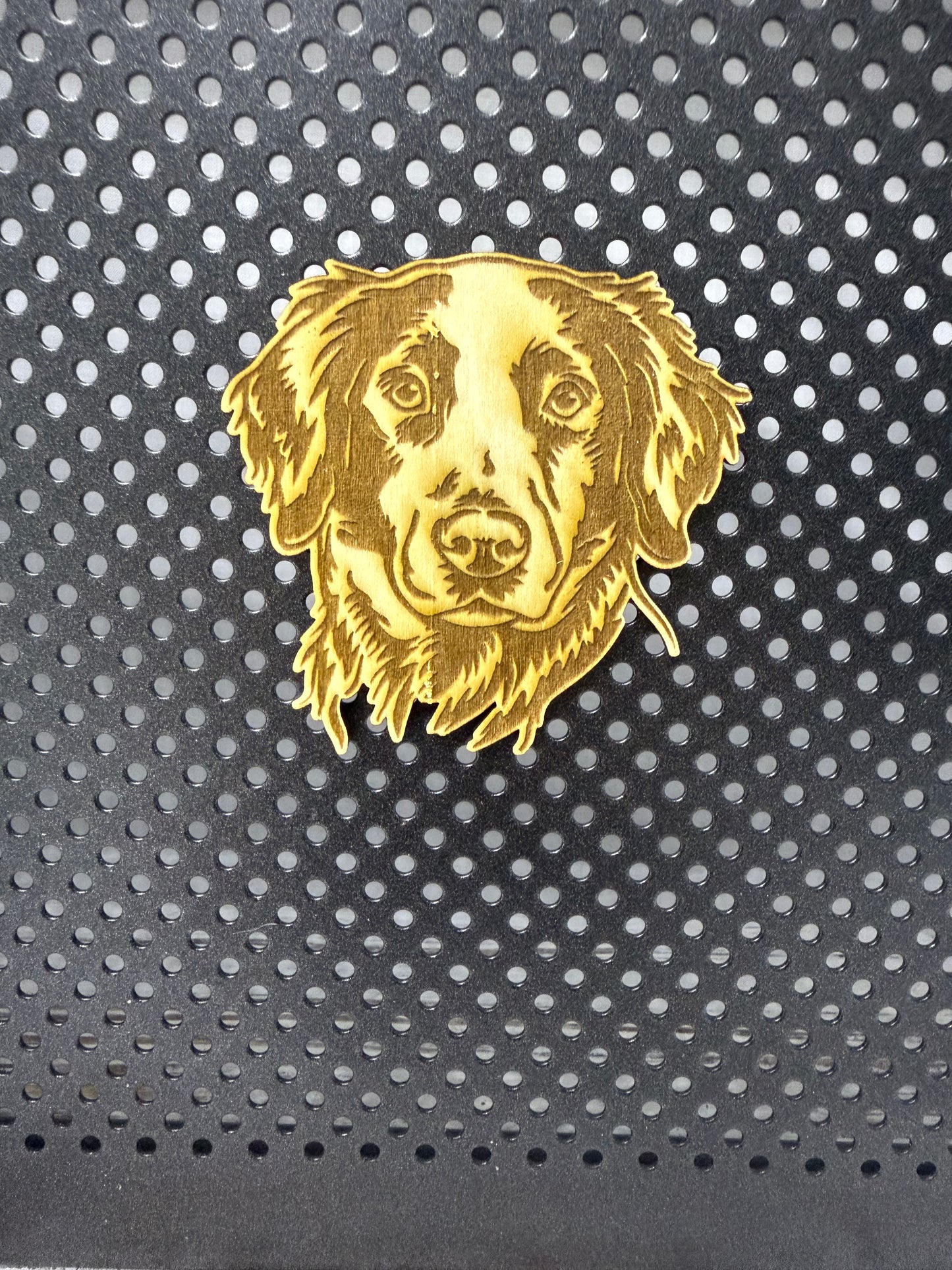 Brittany - Dog Laser Engraved Wood Magnet