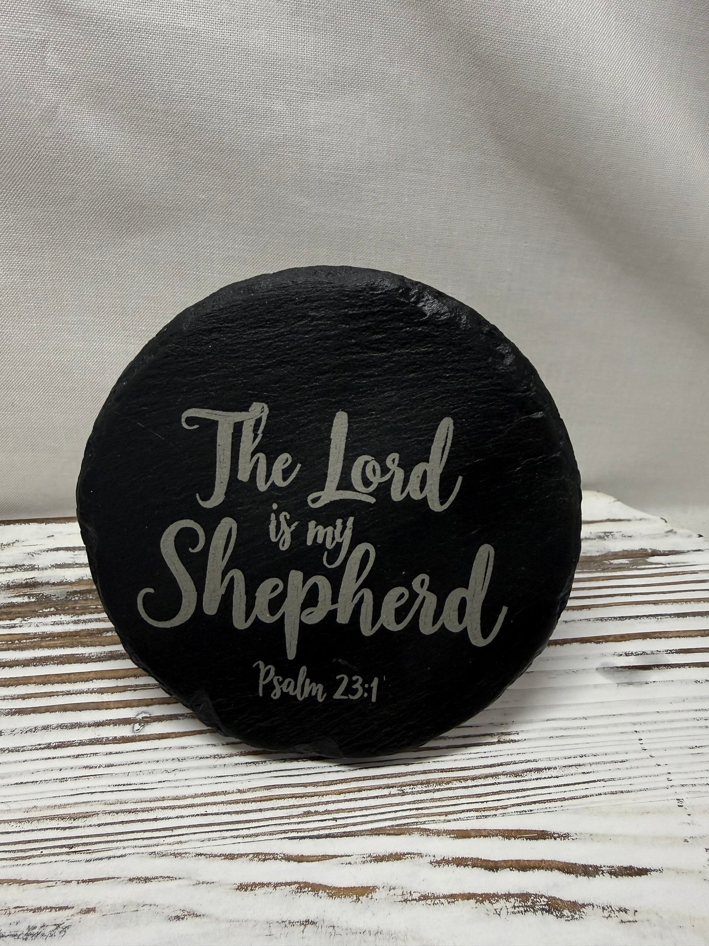 Lord Is My Shepard Slate Coaster