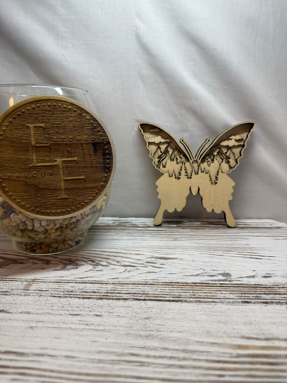 Butterfly Multilayer Wood Decor