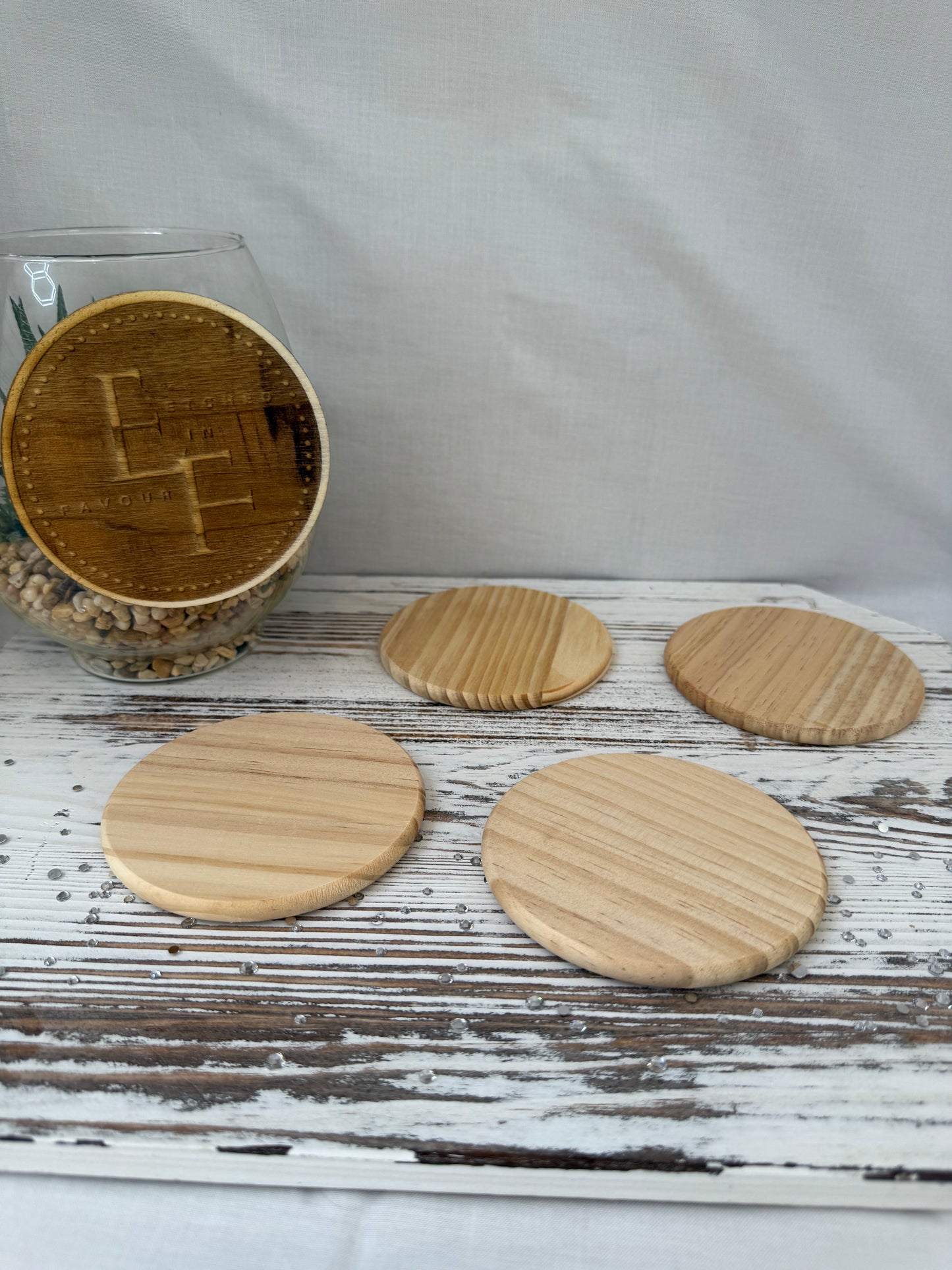 Custom Engraved Wood Coaster