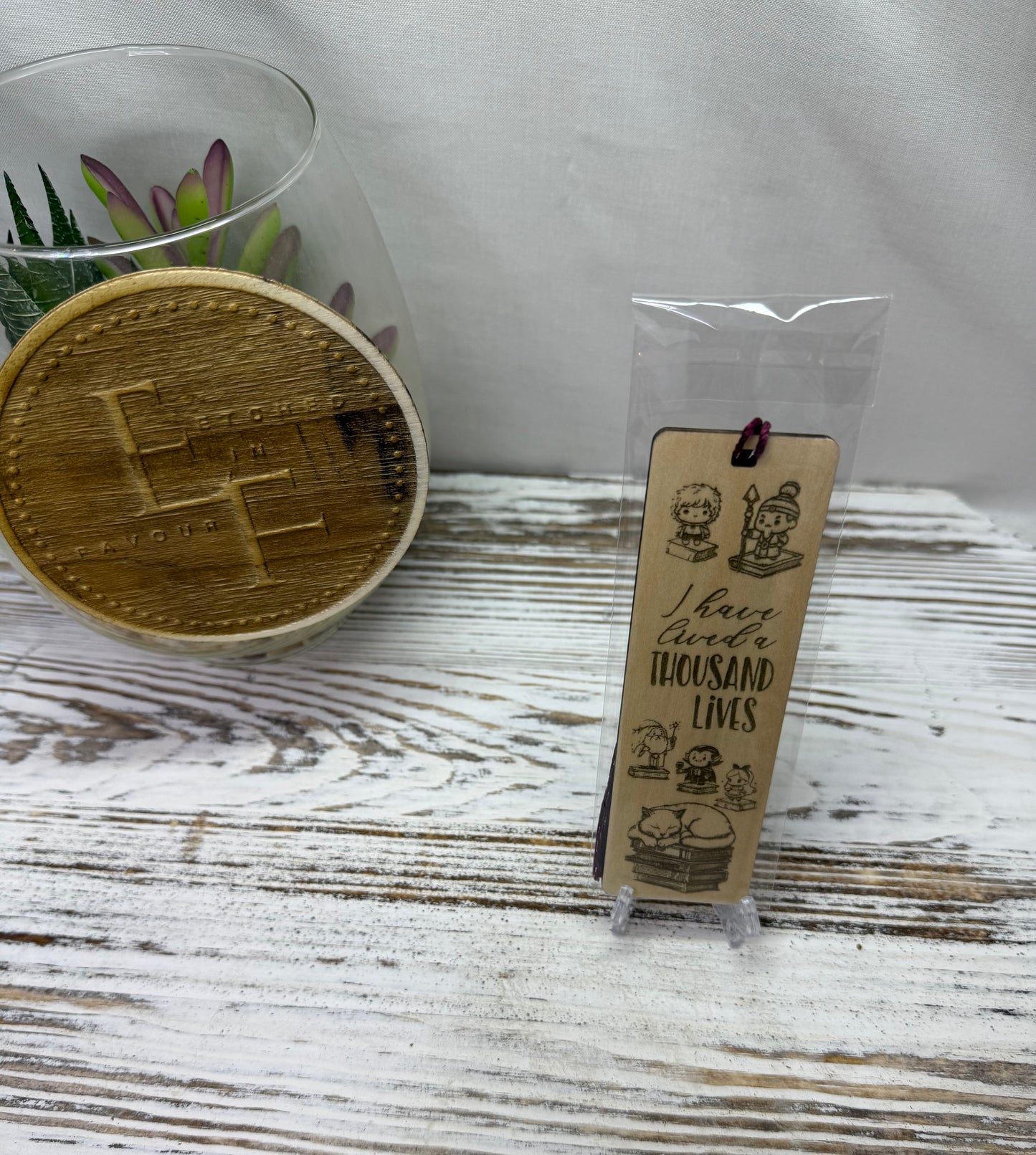 I have Lived a Thousand Lives Bookmark - Laser Engraved