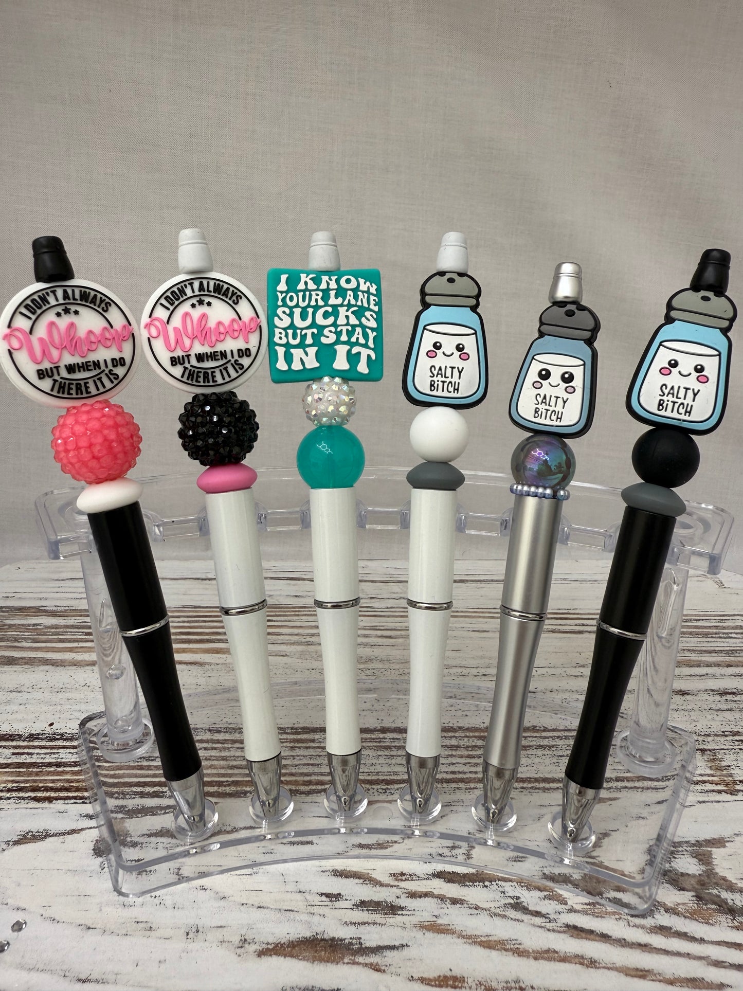Sarcastic - Beaded Pens