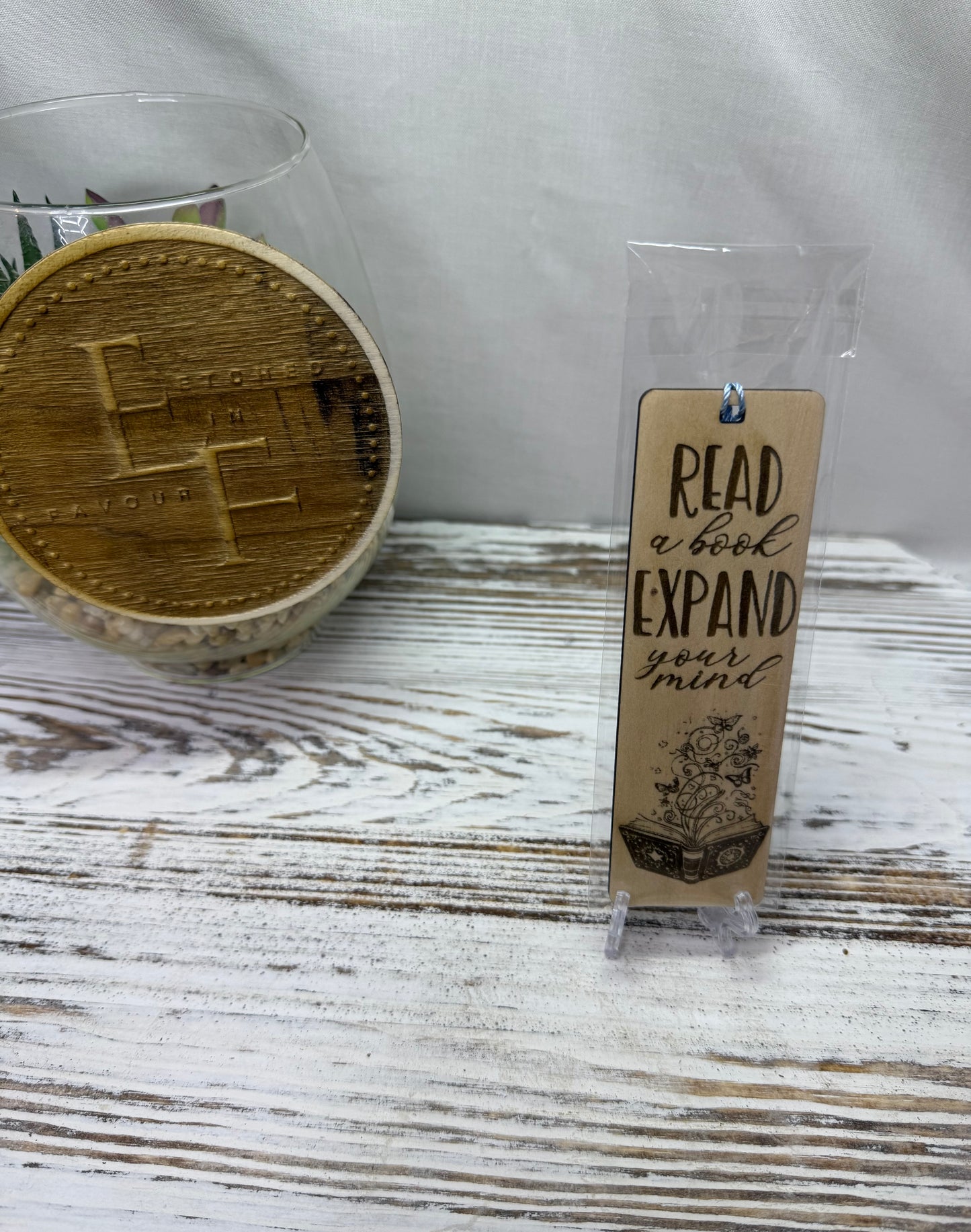 Read a Book Expand Your Mind Bookmark - Laser Engraved