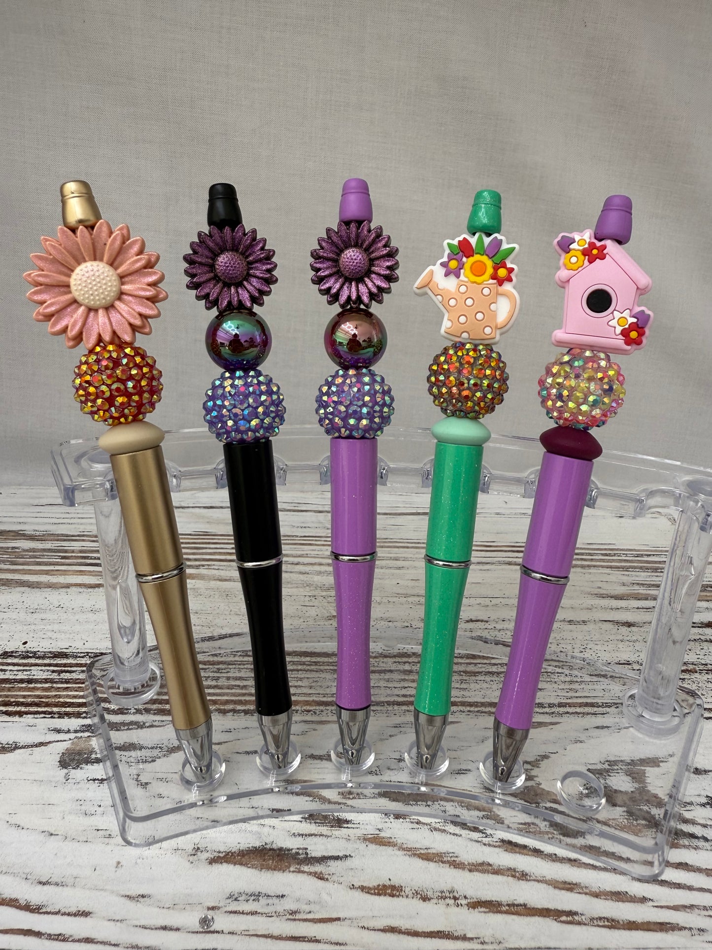 Flowers - Beaded Pens