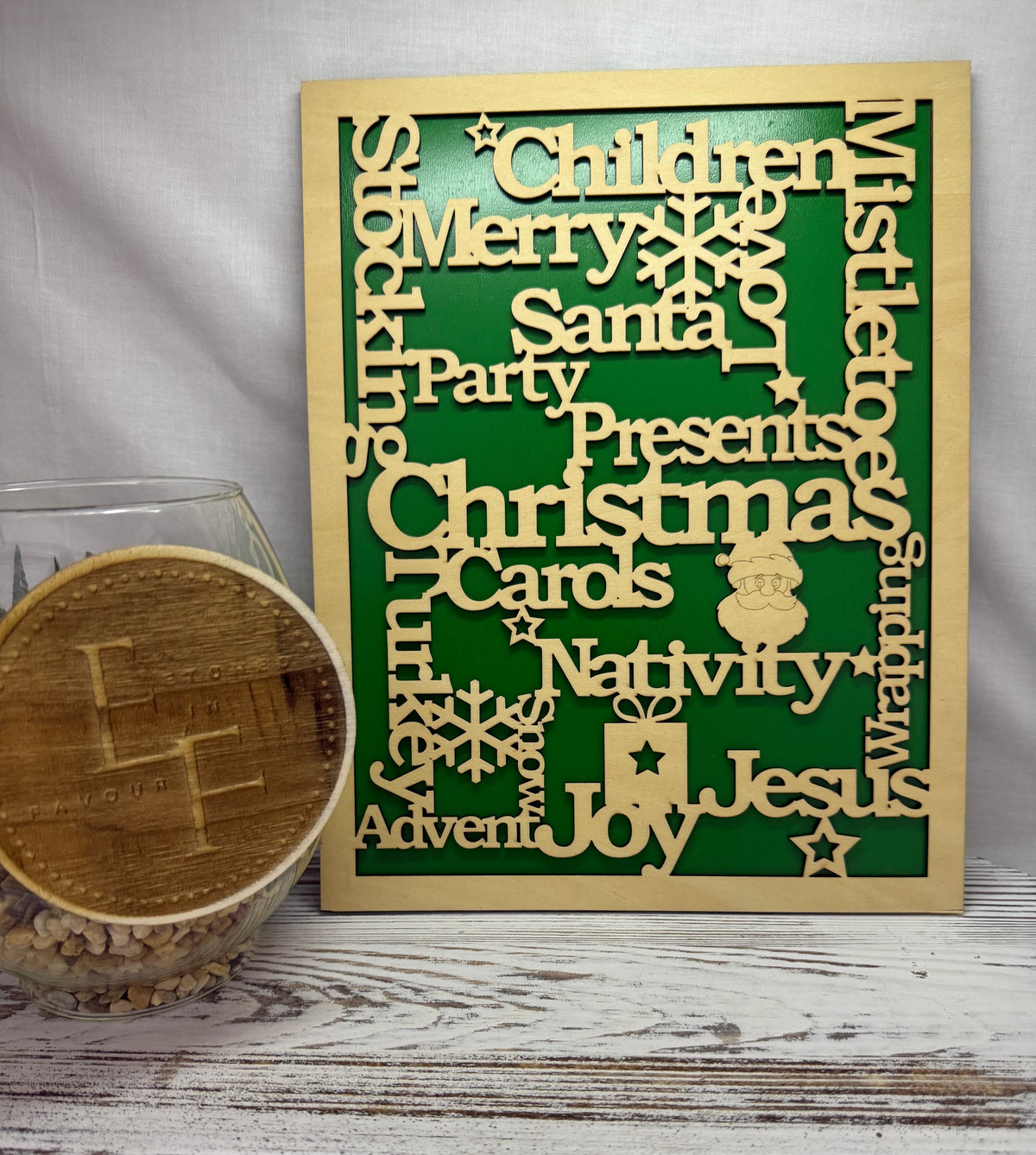 Words of Christmas Wall Art