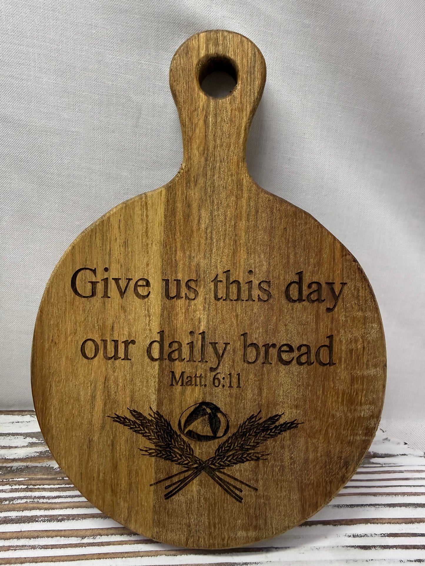 Give Us This Day Mini Board - Laser Engraved