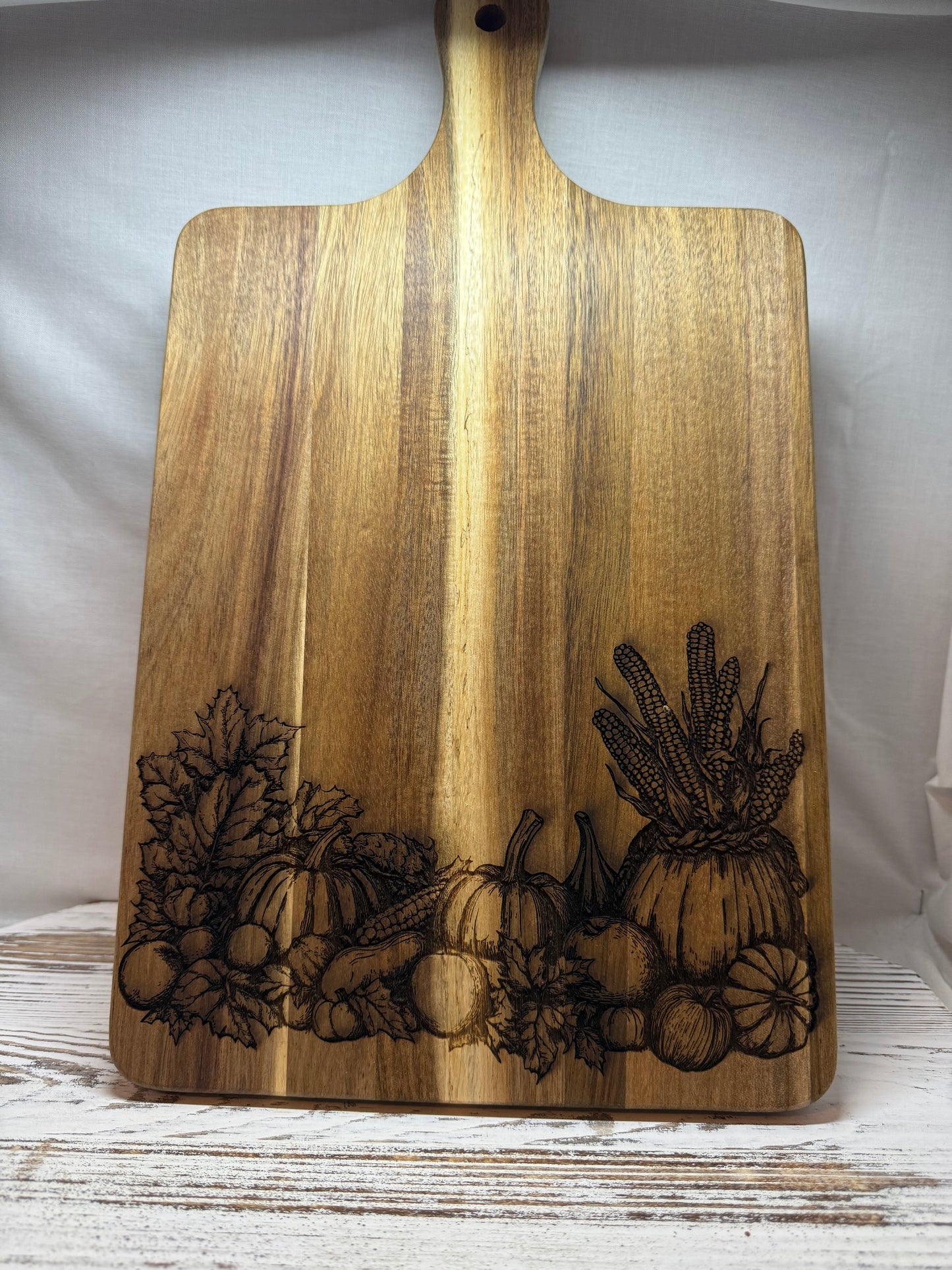 Fall Festivities Laser Engraved Cutting Board