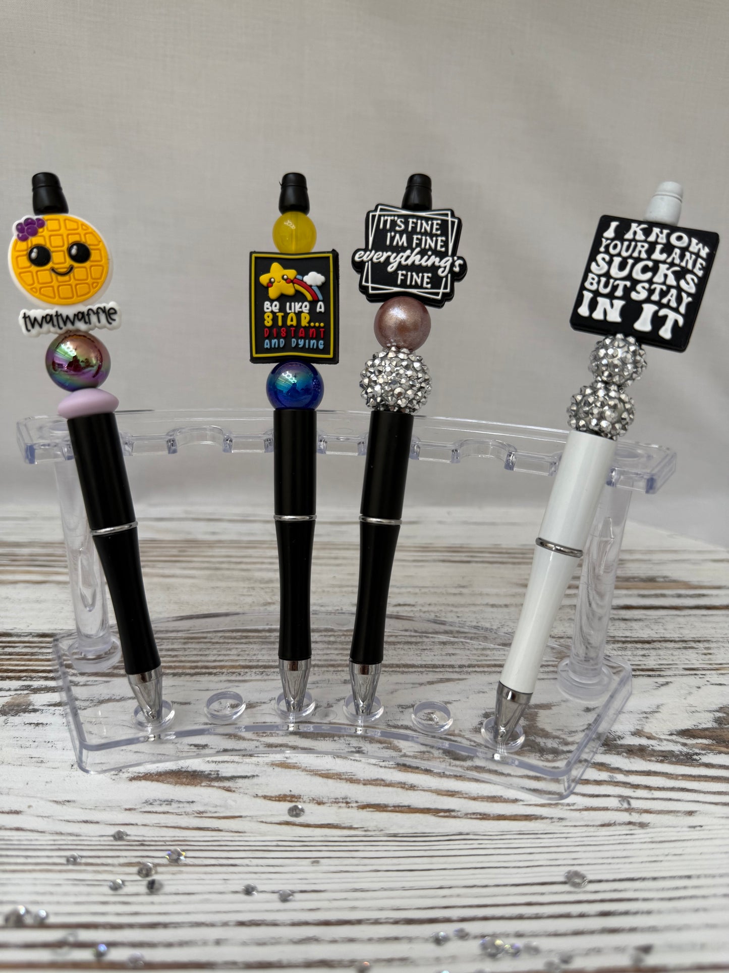 Sarcastic - Beaded Pens