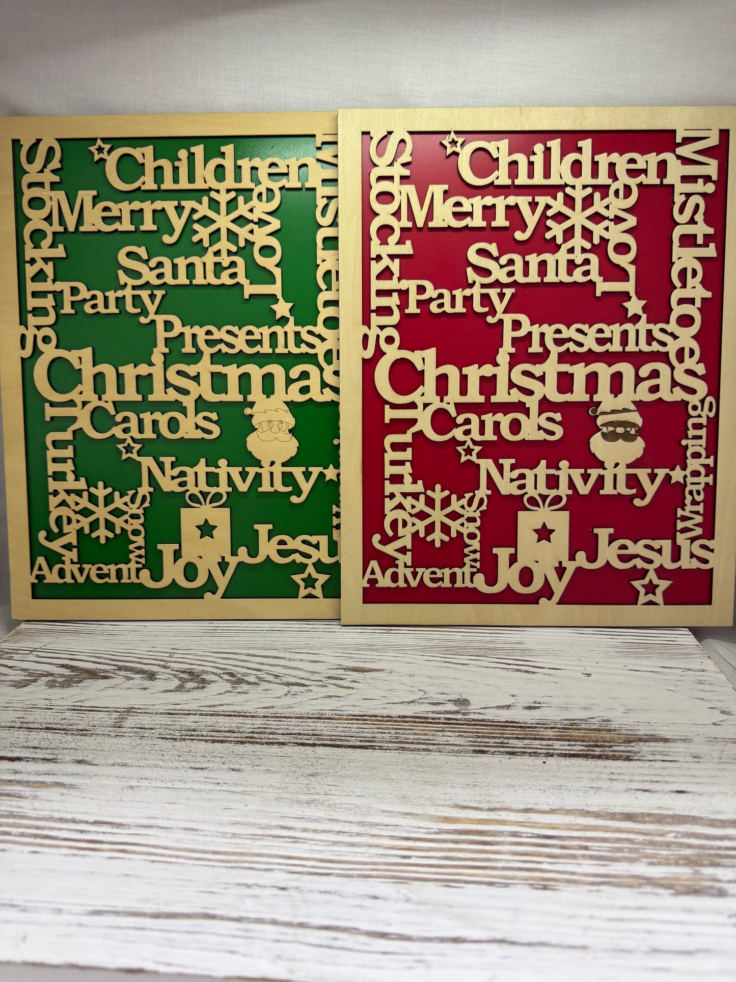 Words of Christmas Wall Art