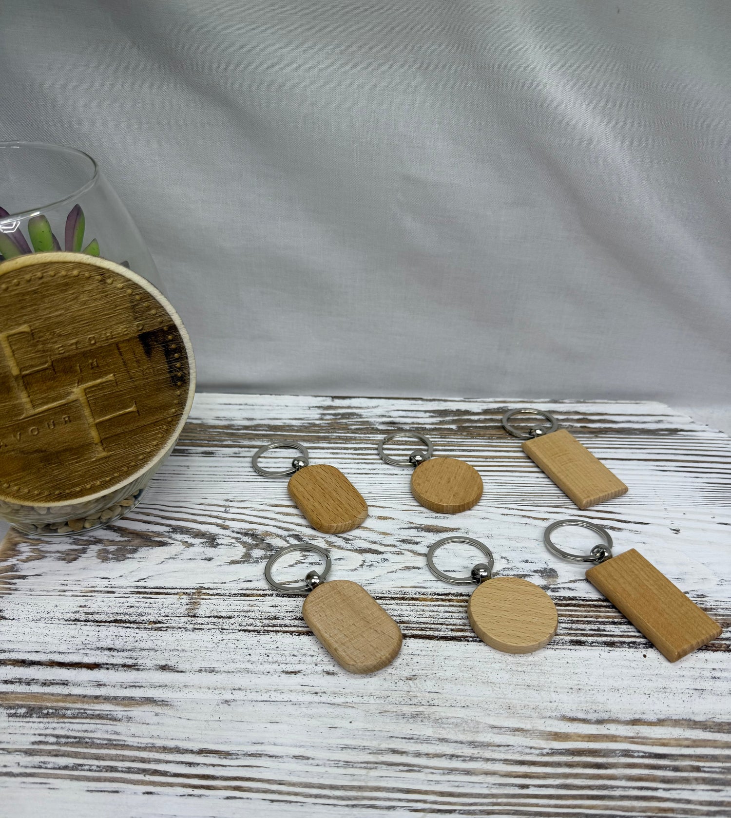 Custom Wood Keychains