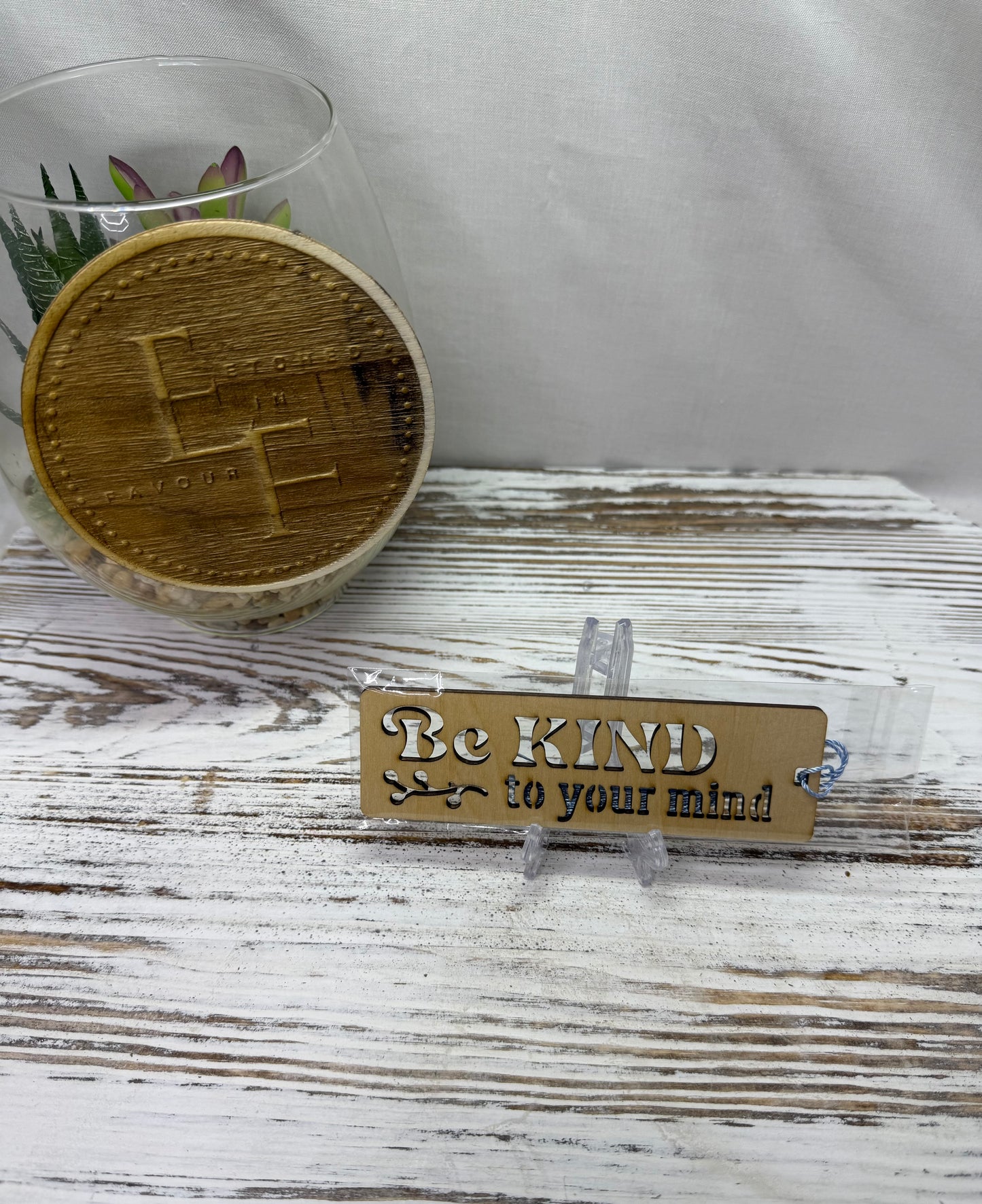 Be Kind to Your Mind Bookmark - Laser Cut
