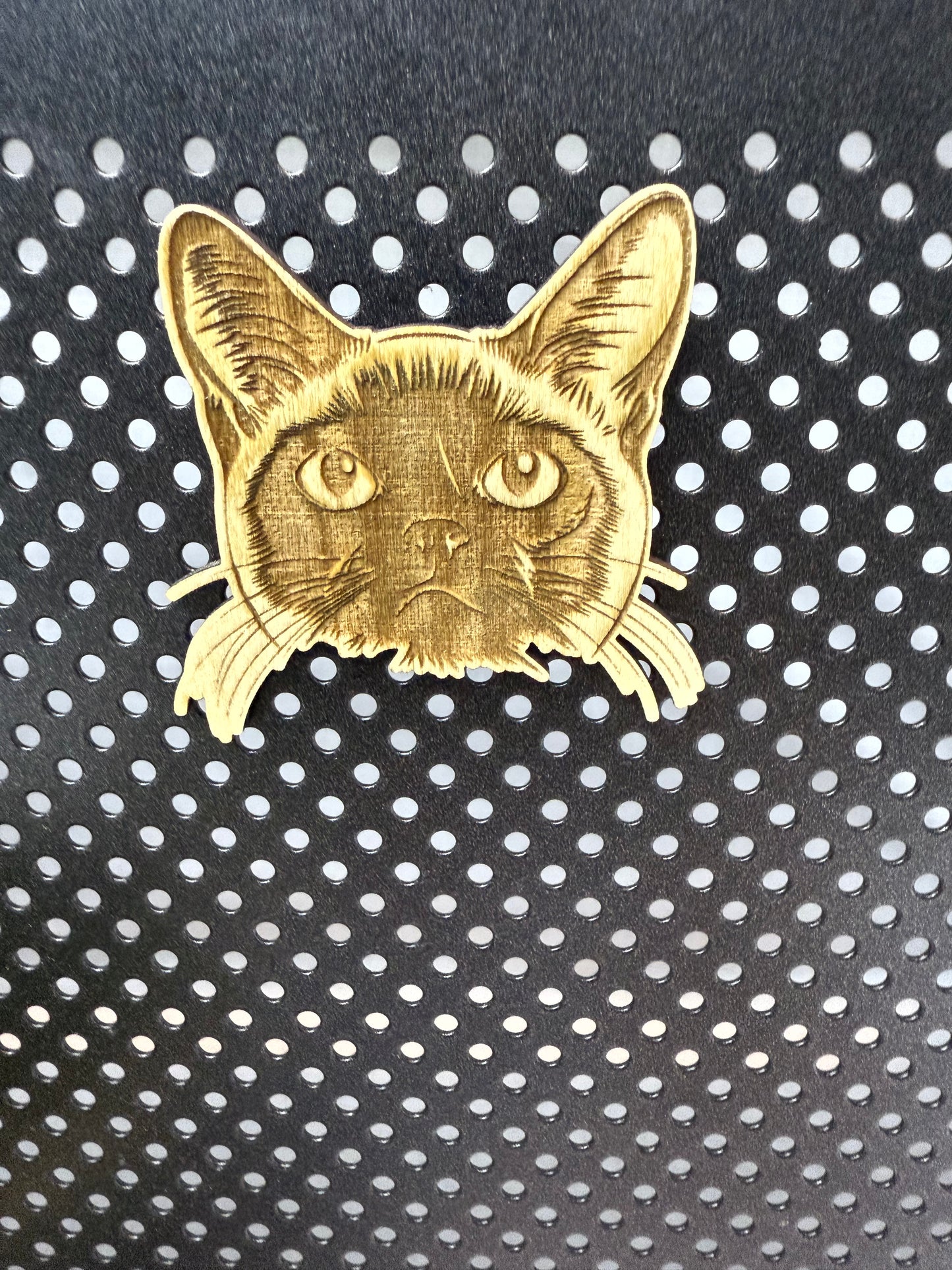 Burmese - Cat Laser Engraved Wood Magnet