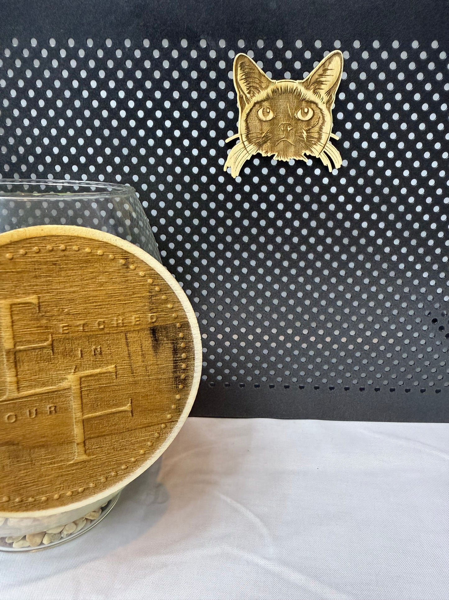 Burmese - Cat Laser Engraved Wood Magnet