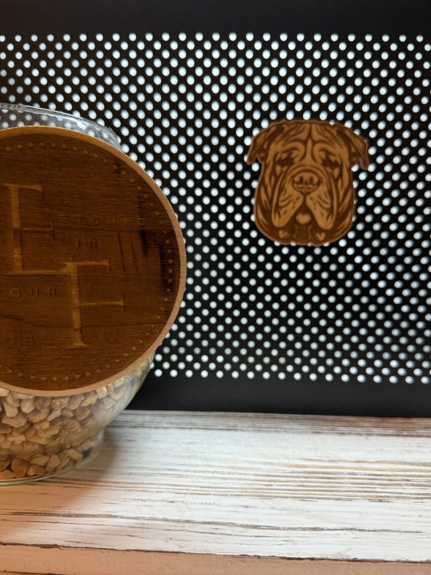 Chinese Shar-pei -Dog Laser Engraved Wood Magnet