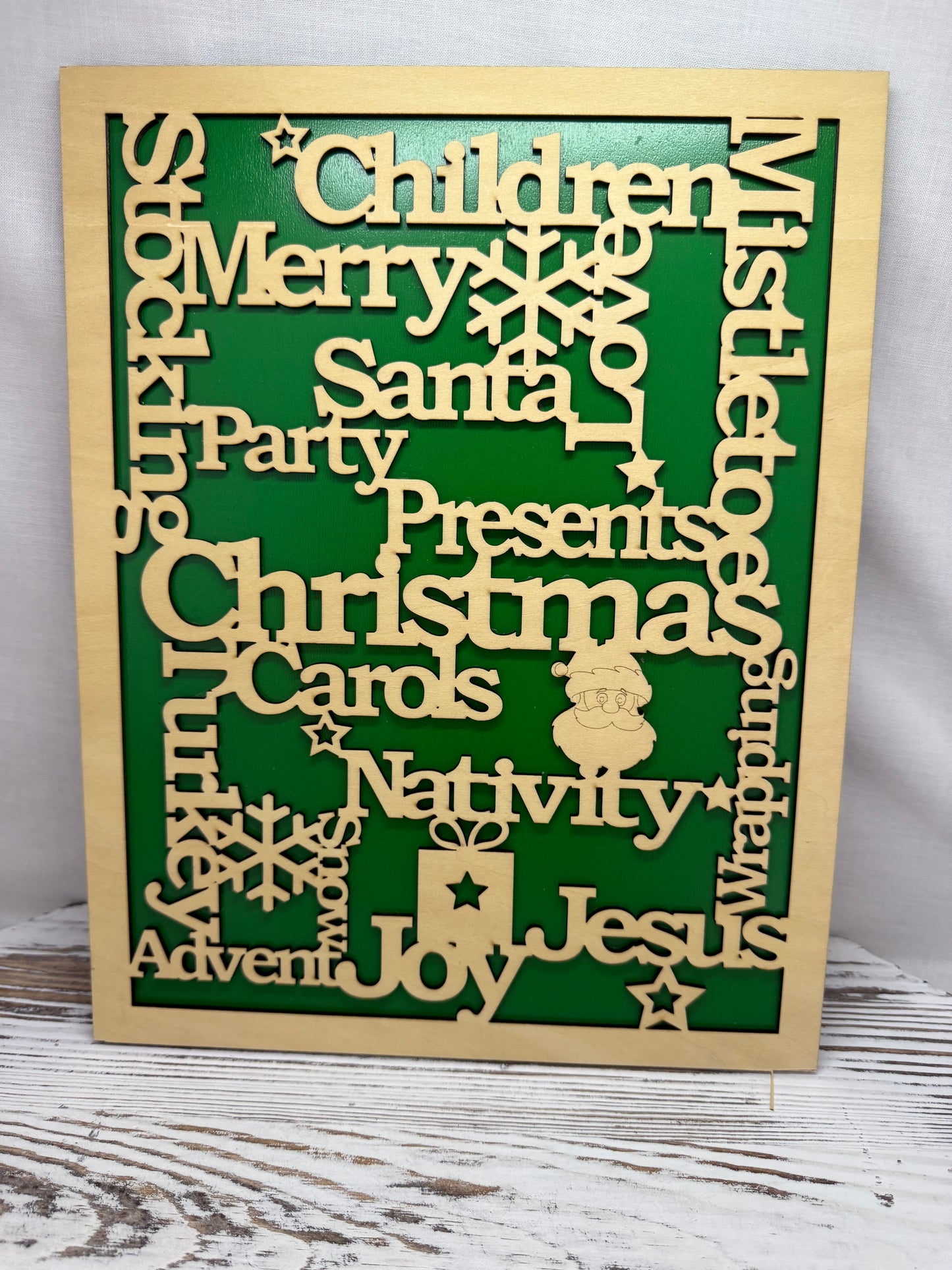 Words of Christmas Wall Art