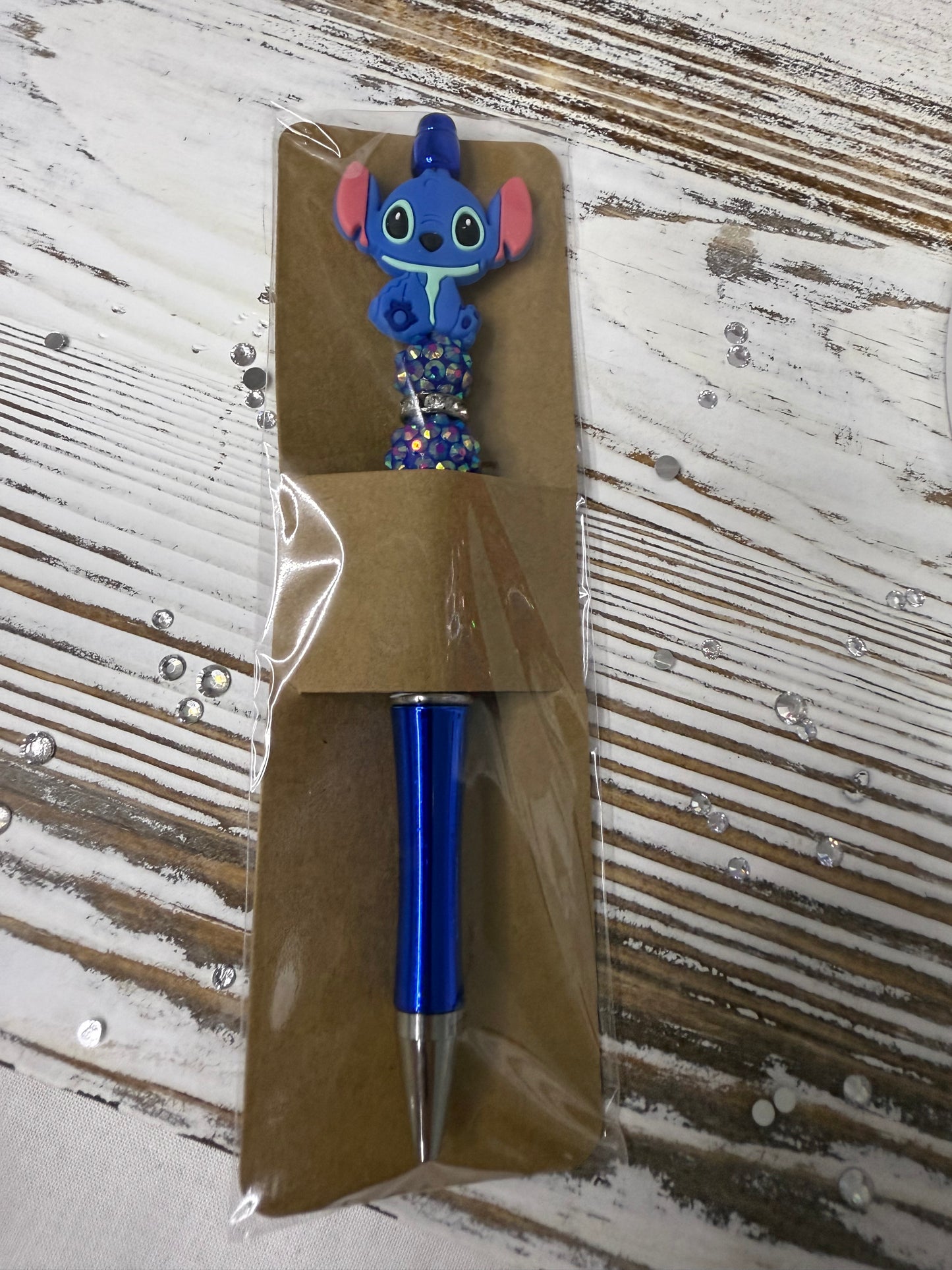 Blue Alien Bundle - Snow Globe Tumbler - Pen - Keychain
