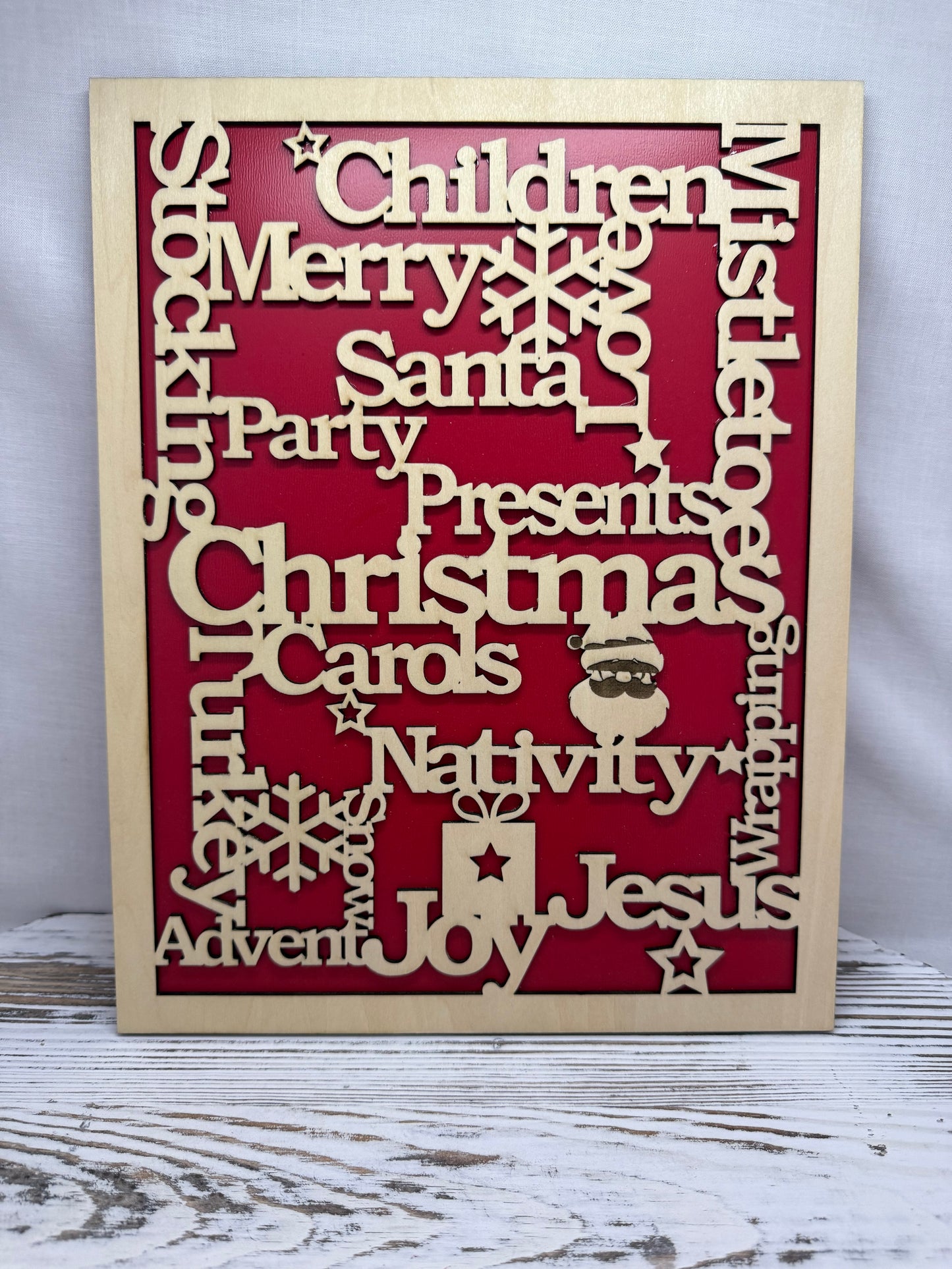 Words of Christmas Wall Art