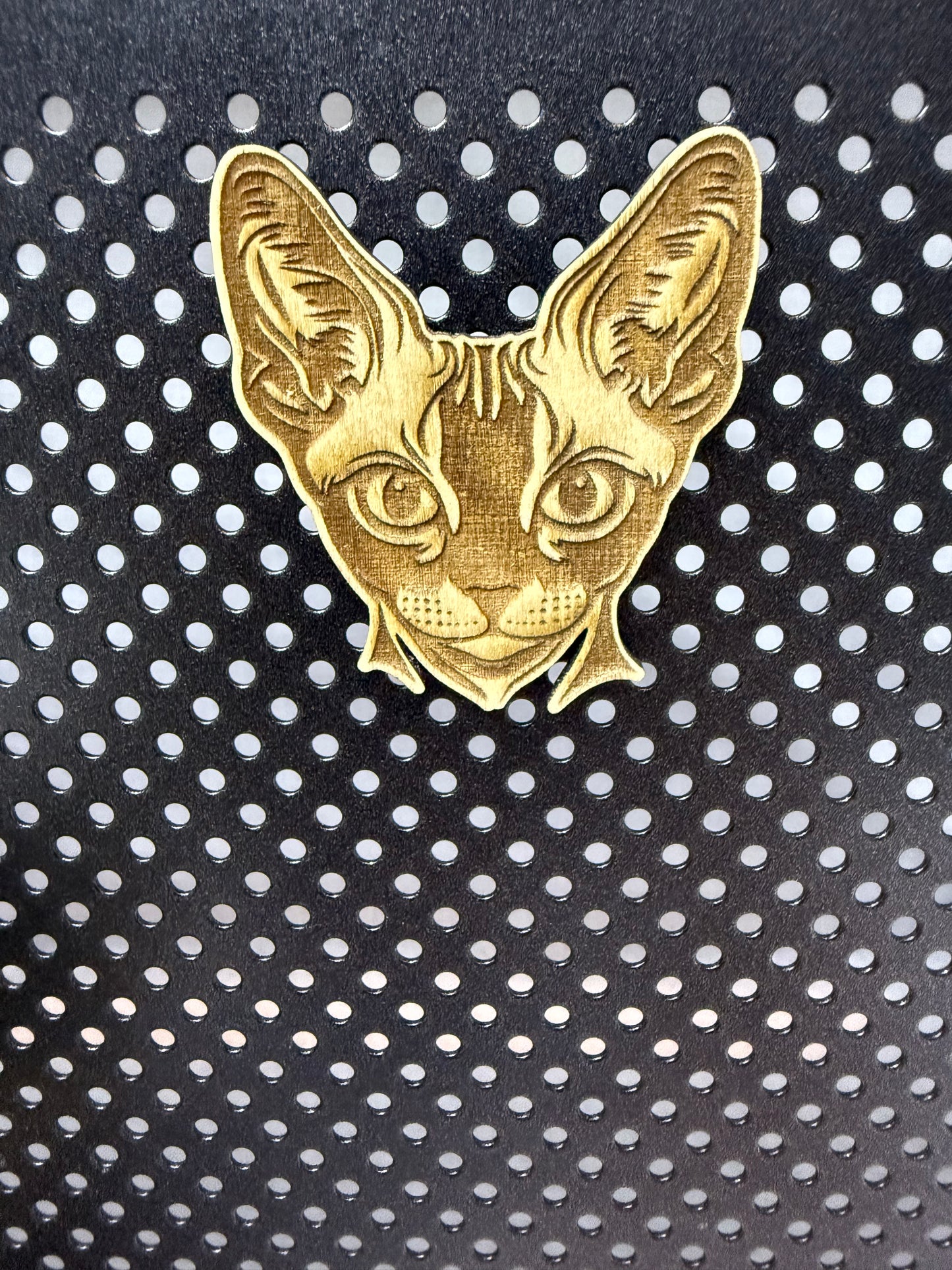 Cornish Rex  - Cat Laser Engraved Wood Magnet