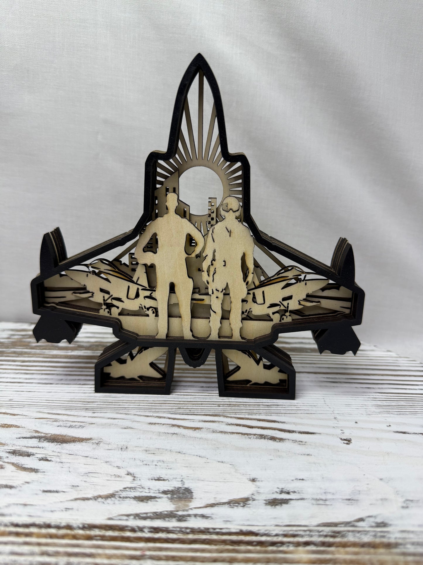 Military Aviation Laser Cut Home Decor