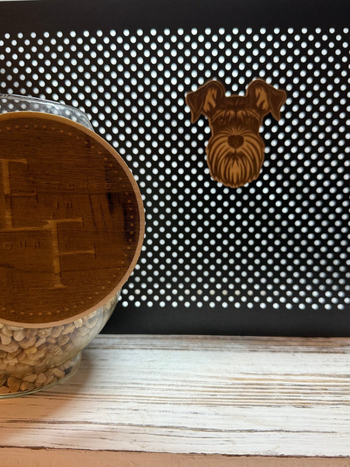 Standard Schnauzer -Dog Laser Engraved Wood Magnet