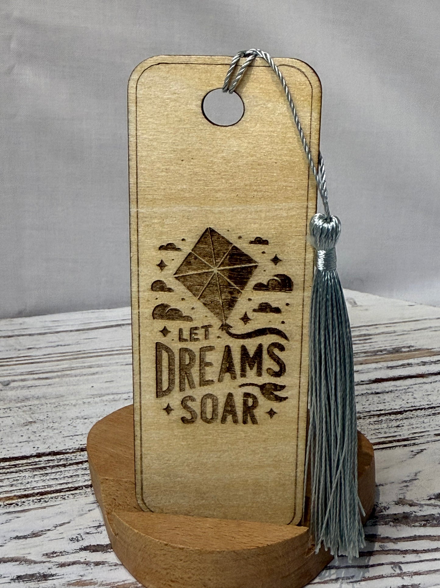 Let Dreams Soar - Laser Engraved Wood Bookmark