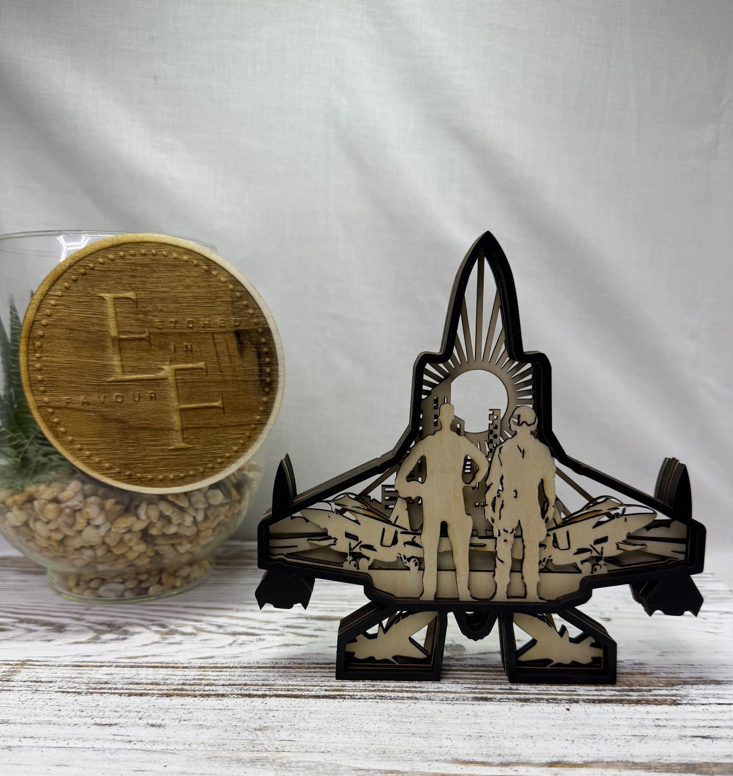 Military Aviation Laser Cut Home Decor