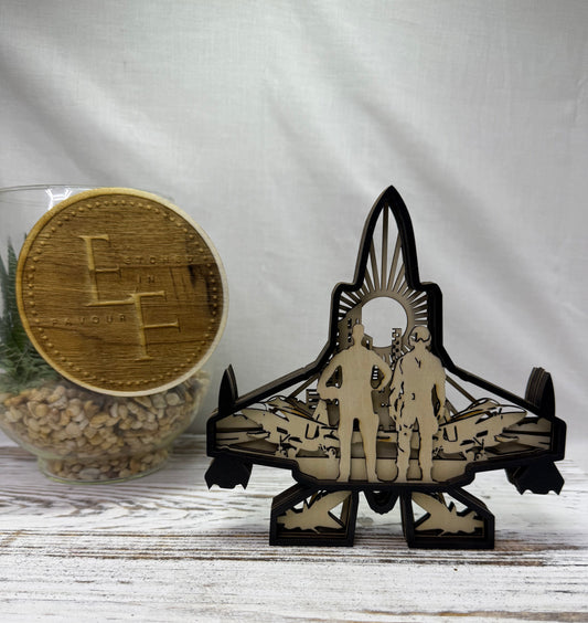 Military Aviation Laser Cut Home Decor