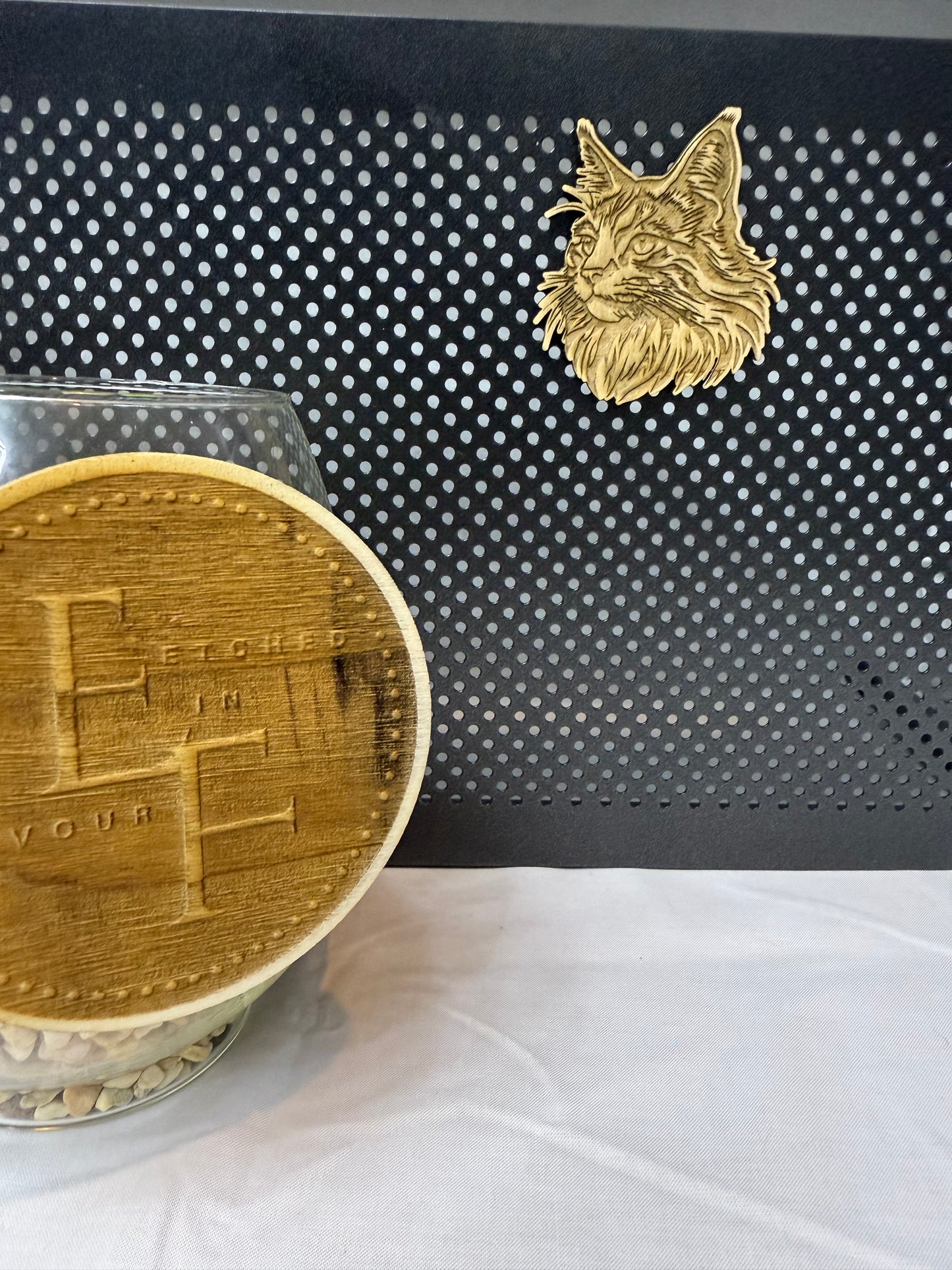 Maine Coon - Cat Laser Engraved Wood Magnet