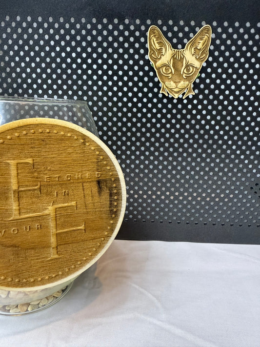 Cornish Rex  - Cat Laser Engraved Wood Magnet