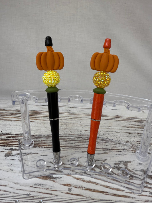 Pumpkin - Beaded Pens