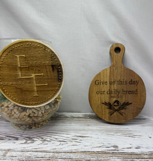 Give Us This Day Mini Board - Laser Engraved