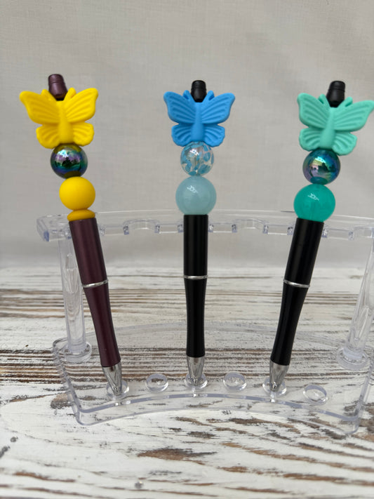 Butterflies- Beaded Pens