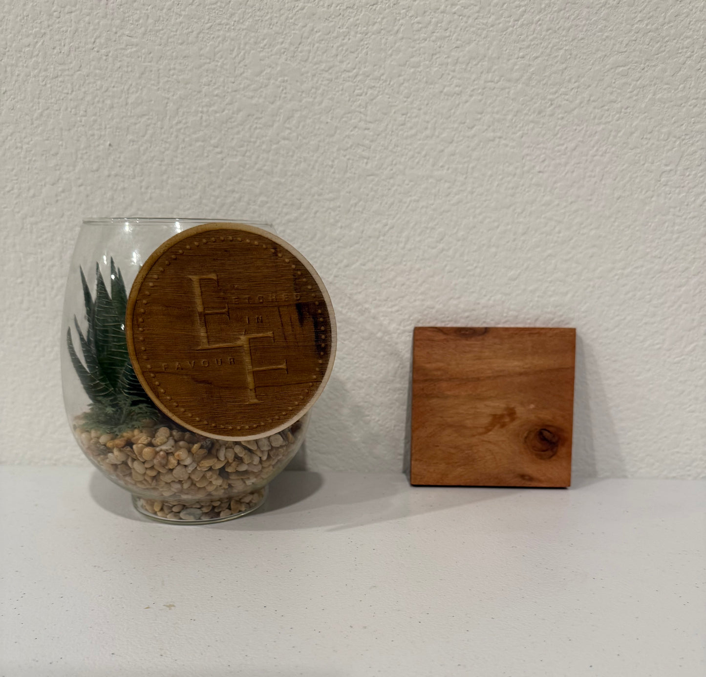 Custom Wood Coaster - Square Acacia