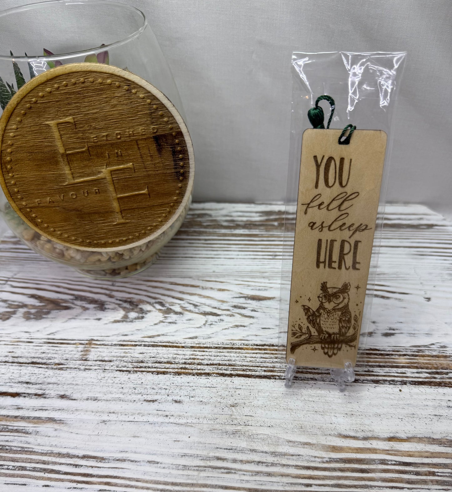 You Fell Asleep Here Bookmark - Laser Engraved