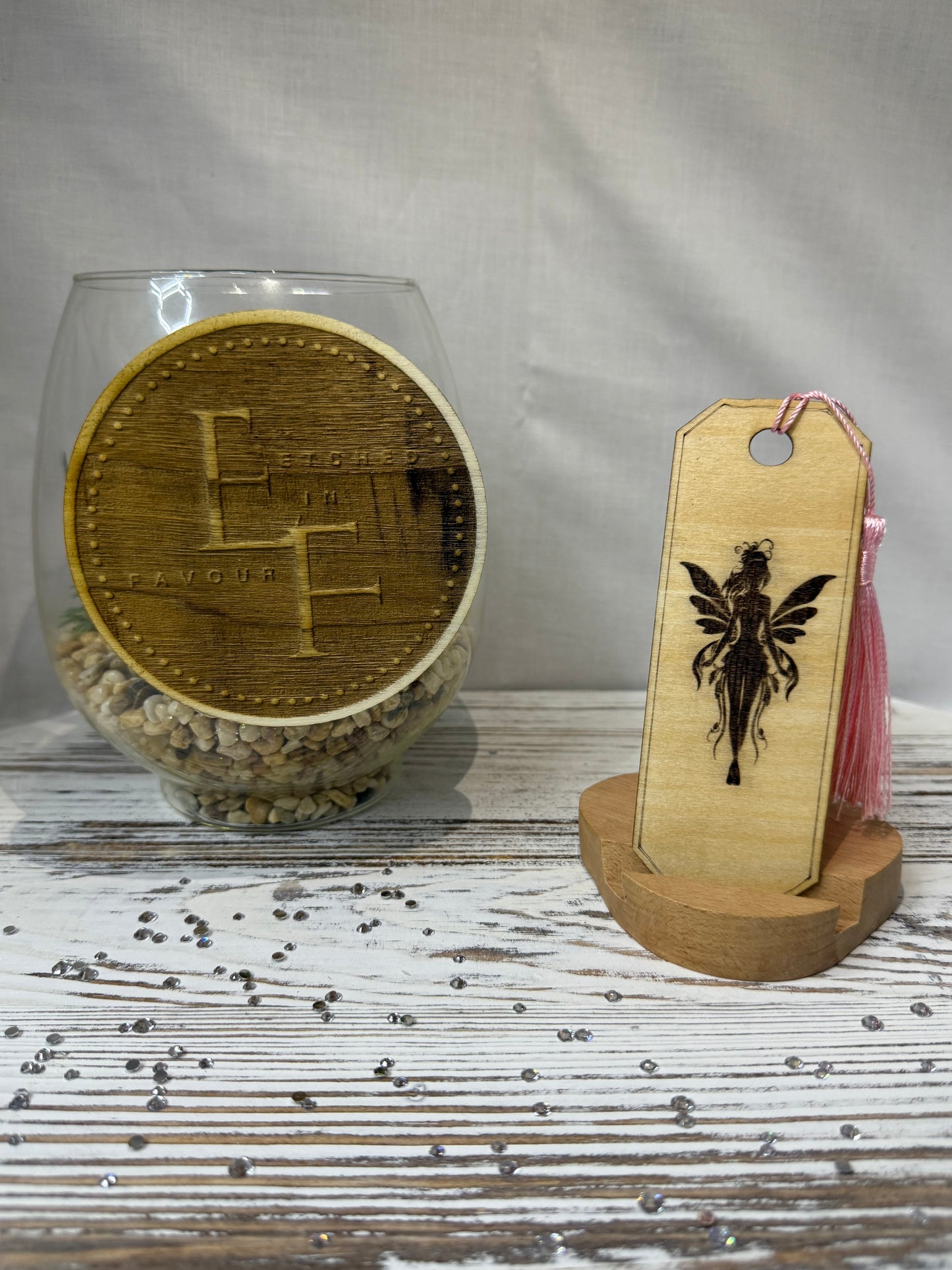 Fairy - Laser Engraved Wood Bookmark
