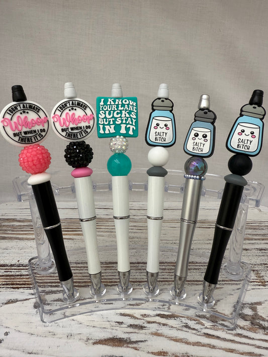Sarcastic - Beaded Pens