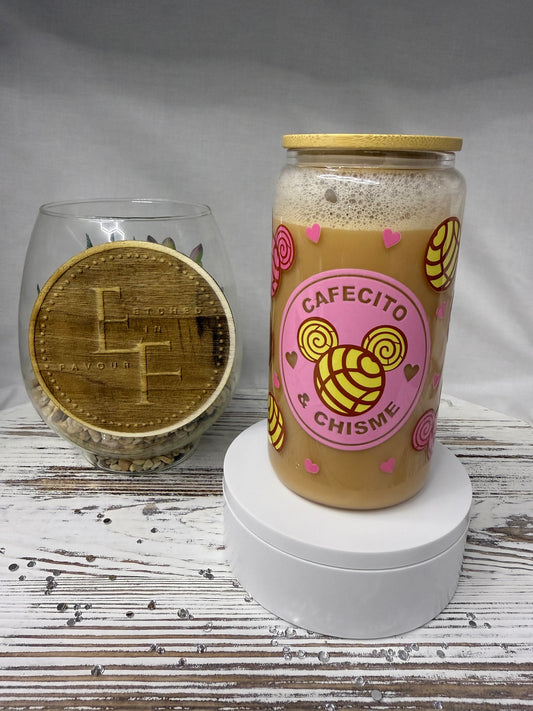 Cafecito & Chisme Snow Globe Tumbler