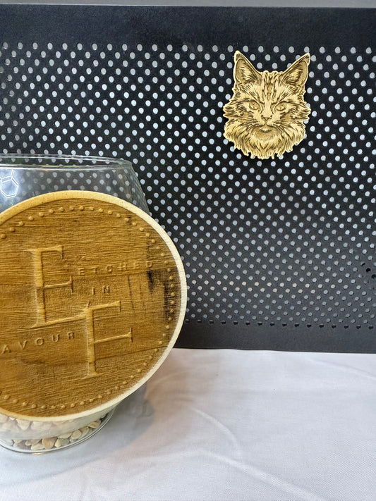 LaPerm - Cat Laser Engraved Wood Magnet
