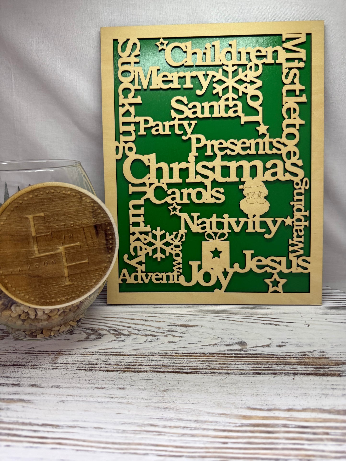 Words of Christmas Wall Art