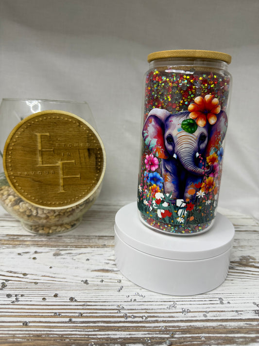 Elephant Snow Globe Tumbler
