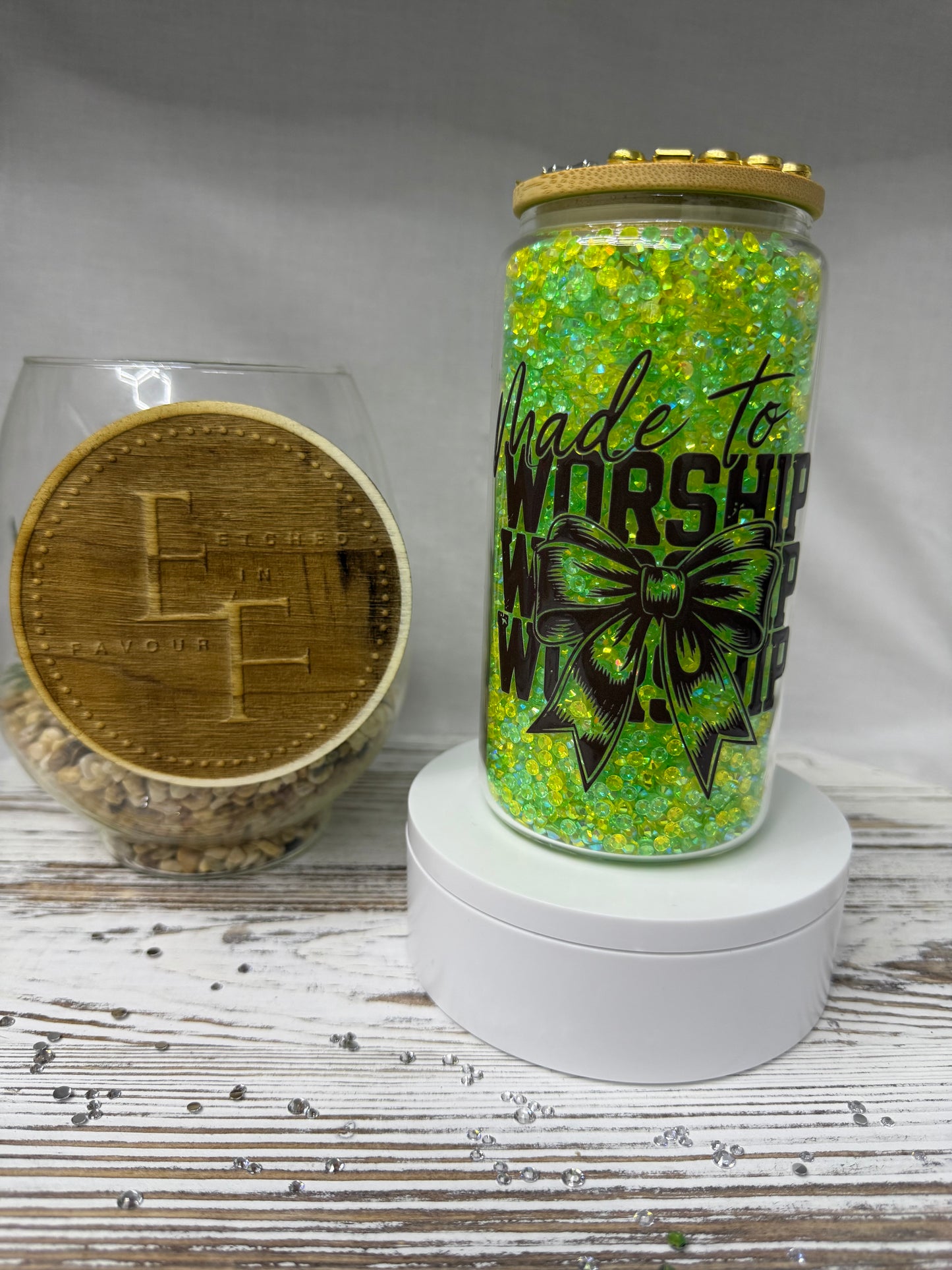Made to Worship Snow Globe Tumbler