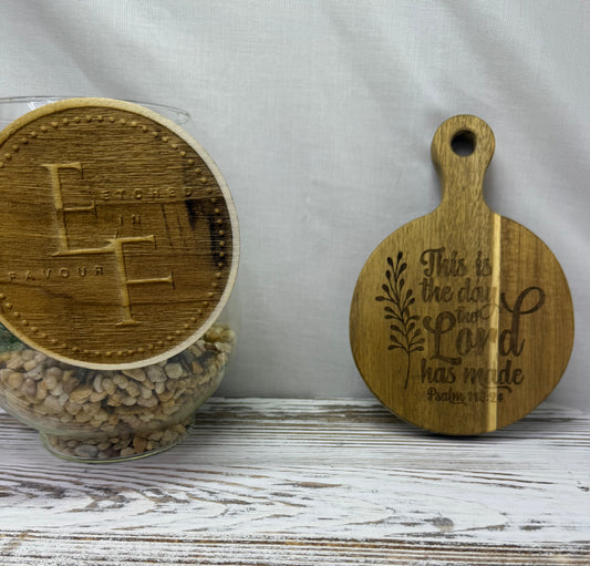 Lord's Day Mini Board - Laser Engraved