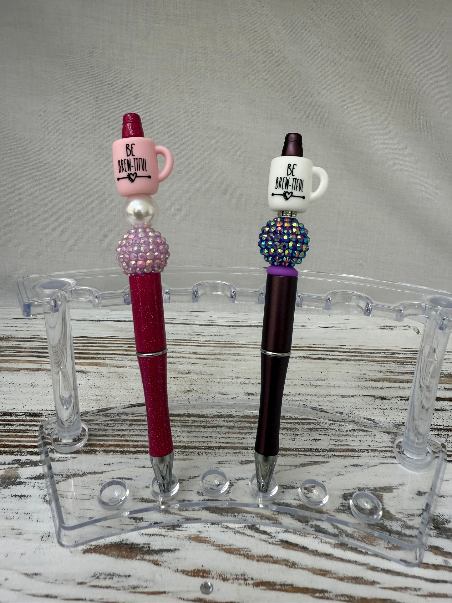 Coffee Cup - Beaded Pens