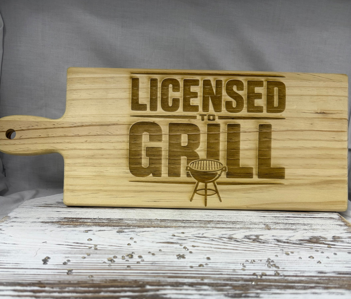 Licensed to Grill Laser Engraved Cutting Board