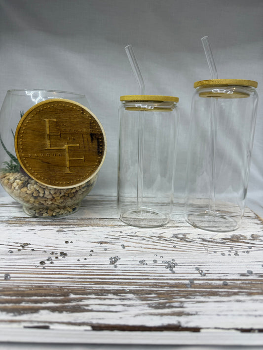 Custom Blank Glass Tumbler (Not Snow Globe)