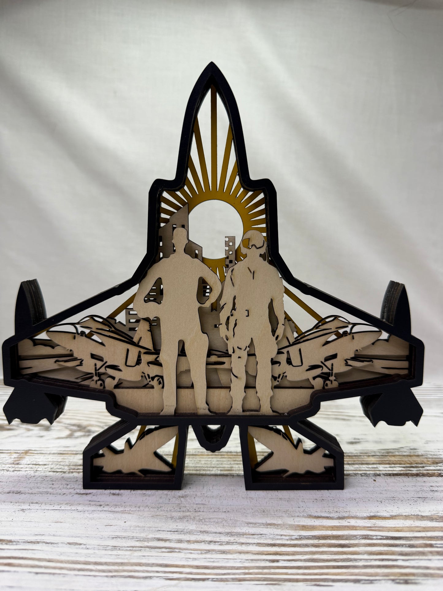 Military Aviation Laser Cut Home Decor